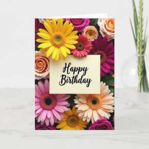Carte d'anniversaire Blossom Hues