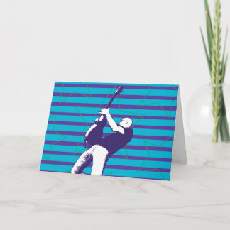Carte d'anniversaire Blue Superstar