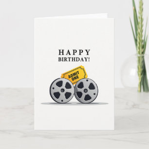 Carte d'anniversaire Bobine de Film