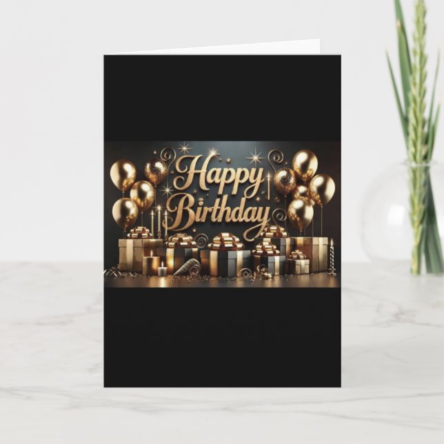 Carte d'anniversaire, Bonne carte d'anniversaire,  (Devant)