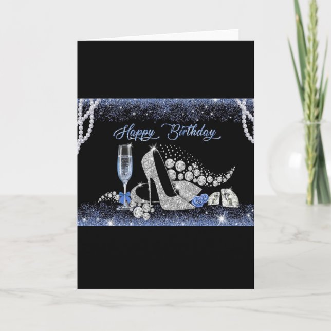 Carte d'anniversaire, Bonne carte d'anniversaire,  (Devant)
