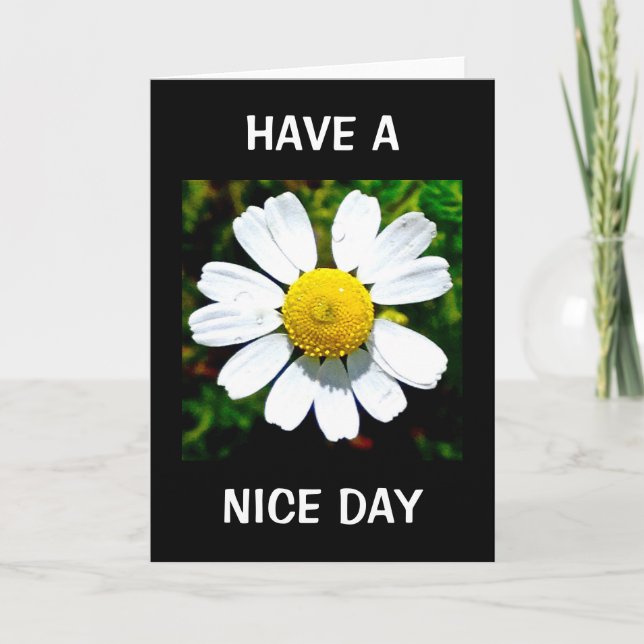 Carte d'anniversaire 'Bonne journée' (Devant)