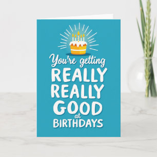 Carte d'anniversaire bougie givré
