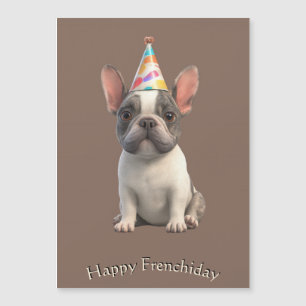 Carte d'anniversaire Bouledogue Français