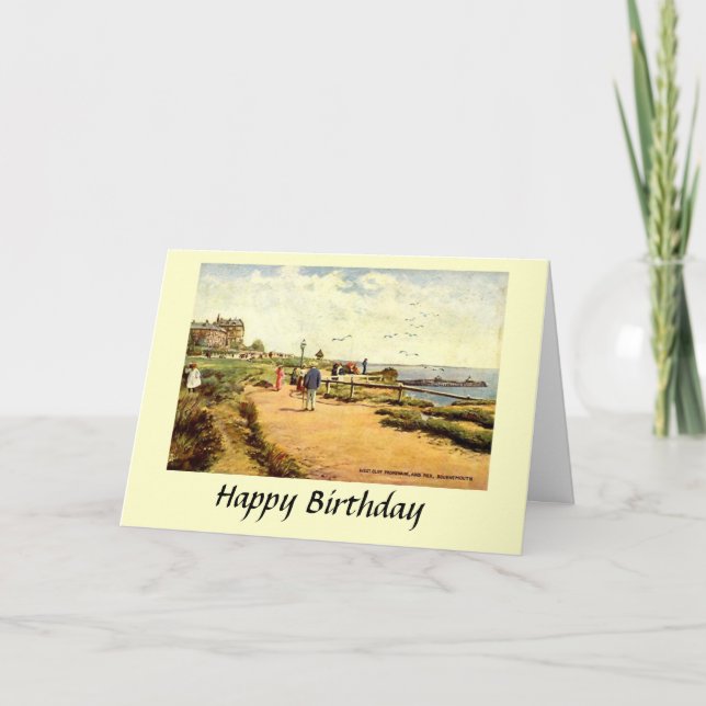 Carte d'anniversaire - Bournemouth (Devant)