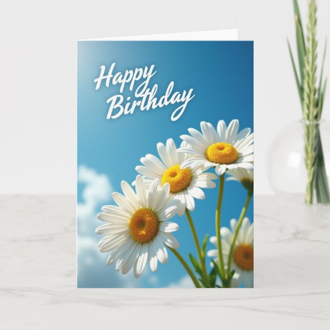 Carte d'anniversaire Bright Sky Birthday Bloom (Devant)