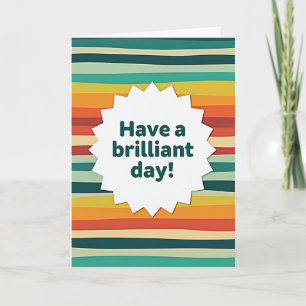 Carte d'anniversaire Brilliant Star