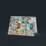 Carte d'anniversaire Brother Plates<br><div class="desc">By Gear4gearheads.</div>