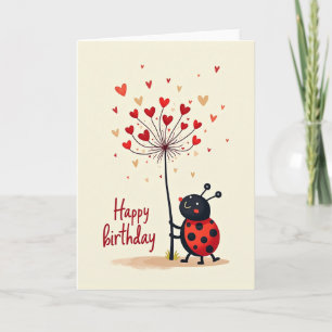 Carte d'anniversaire Buggy Heart