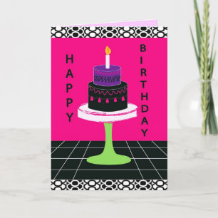 Carte d'anniversaire Cakey série 2