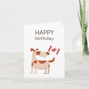 Carte d'anniversaire canadienne - Joyeux anniversa