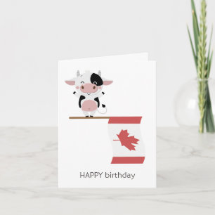 Carte d'anniversaire canadienne - Joyeux anniversa