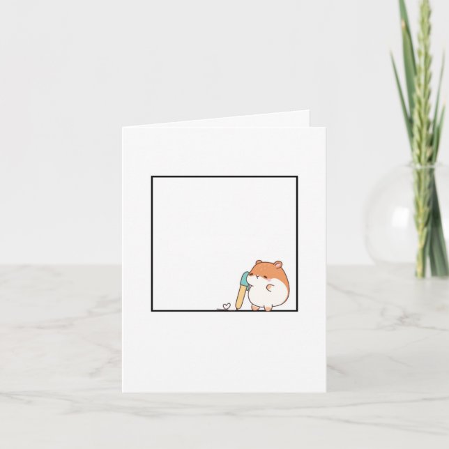 Carte d'anniversaire, carte d'anniversaire de hams (Devant)