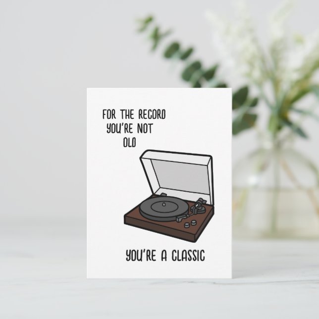 Carte d'anniversaire Carte d'anniversaire drôle po (Debout devant)