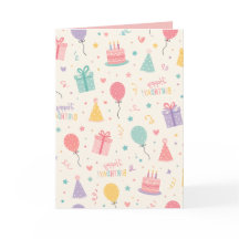 carte d'anniversaire, carte pliable, joyeux annive