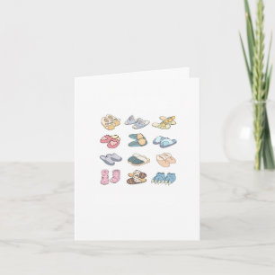 Carte d'anniversaire, carte pour mettre les pieds