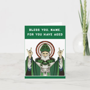 Carte d'anniversaire catholique irlandais