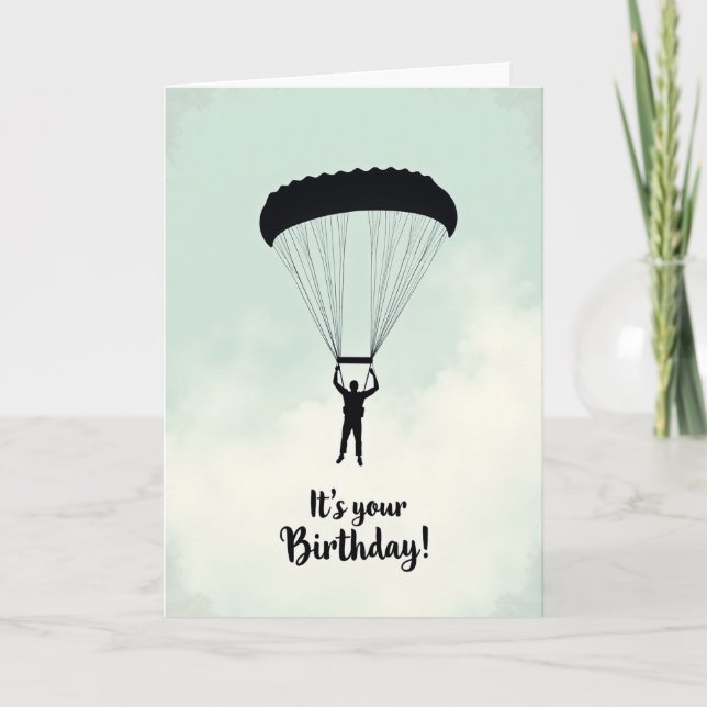 Carte d'anniversaire céleste (Devant)