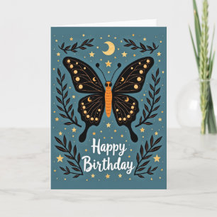 Carte d'anniversaire céleste