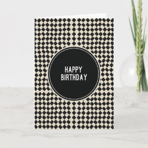 Carte d'anniversaire Cercle Gras