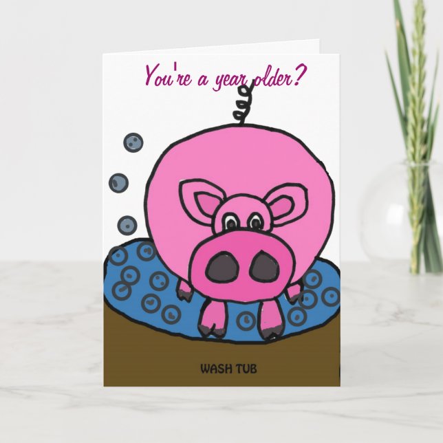 Carte d'anniversaire CF-Hogwash (Devant)