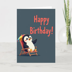 Carte d'anniversaire Chaise Sucrée