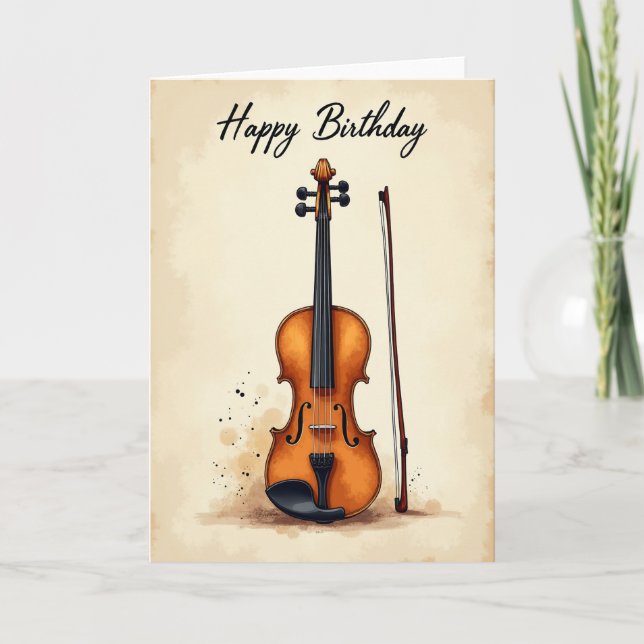 Carte d'anniversaire chaleureuse (Devant)