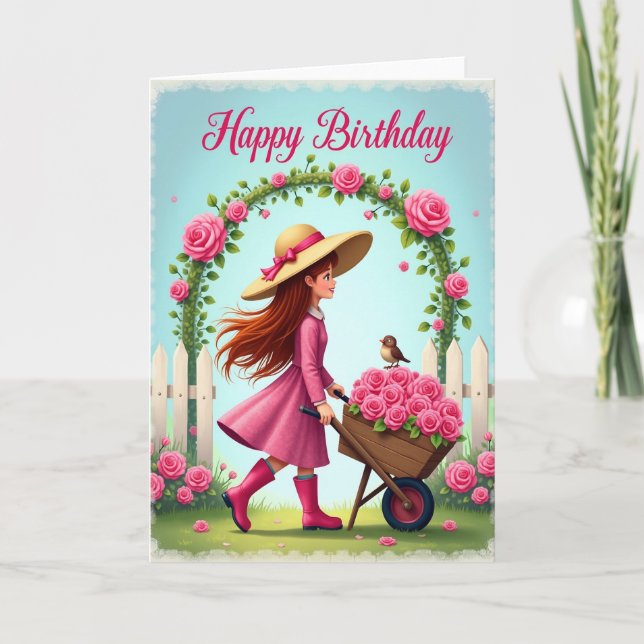 Carte d'anniversaire Chapeau Charmant (Devant)