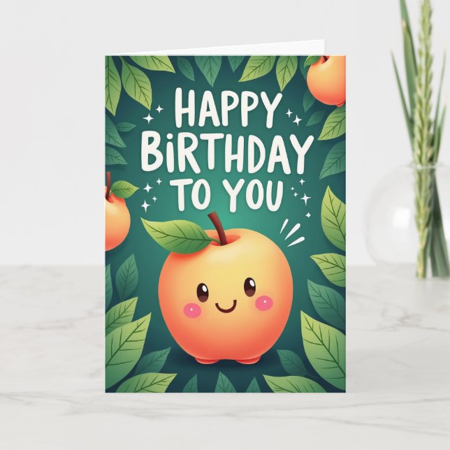 Carte d'anniversaire Cheerful Starburst (Devant)