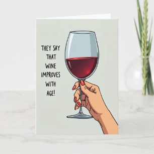 Carte d'anniversaire Cheers Ongles Rouges
