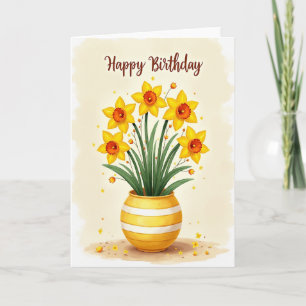 Carte d'anniversaire Cheery Blooms