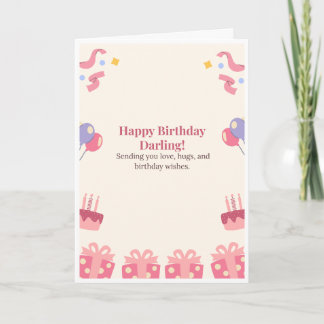 Carte d'anniversaire chéri amour