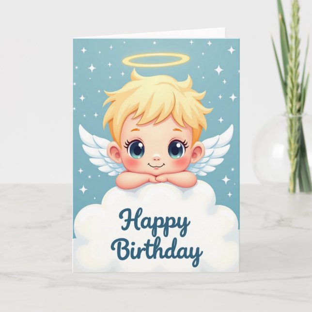 Carte d'anniversaire Cherub Joyeux (Devant)