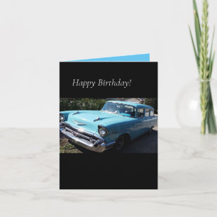 Carte d'anniversaire Chevy 1957