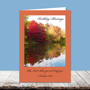 Carte d'anniversaire chrétienne — Le Seigneur vous