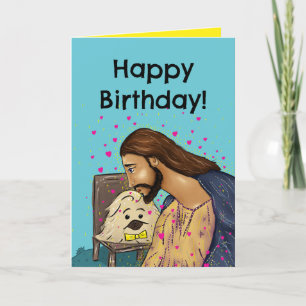 Carte d'anniversaire chrétienne (Smee le Pékinois)