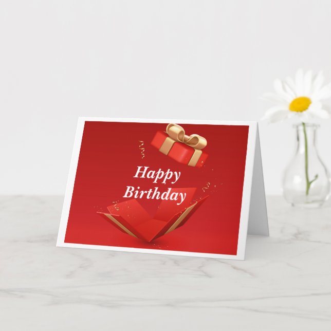 Carte d'anniversaire Christian (Petite plante)