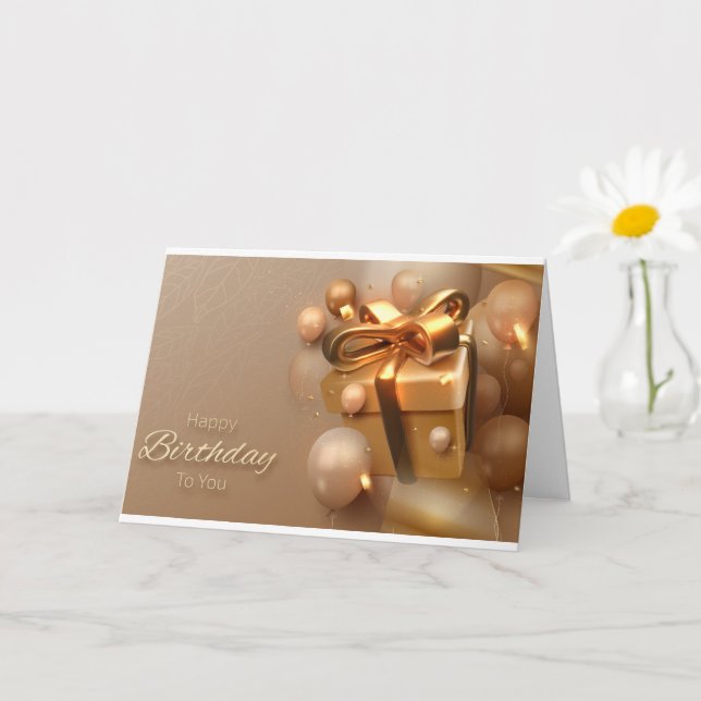 Carte d'anniversaire Christian (Petite plante)