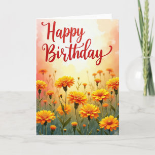 Carte d'anniversaire Ciel Peint