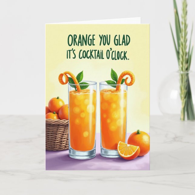 Carte d'anniversaire Citrus (Devant)