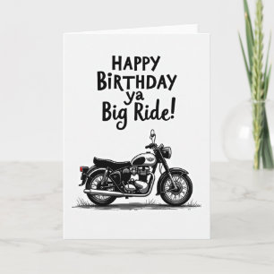 Carte d'anniversaire Classic Cruiser