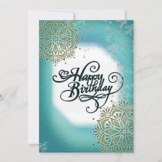 Carte d'anniversaire classique