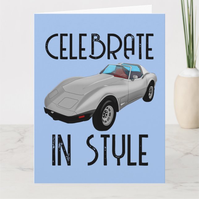 CARTE D'ANNIVERSAIRE CLASSIQUE POUR LES SPORTS (Devant)