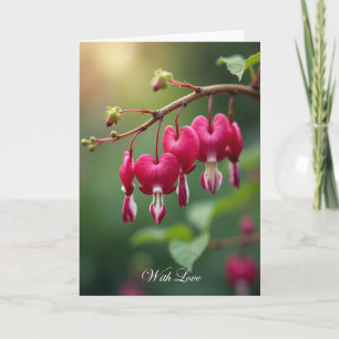 Carte d'anniversaire Cœur romantique