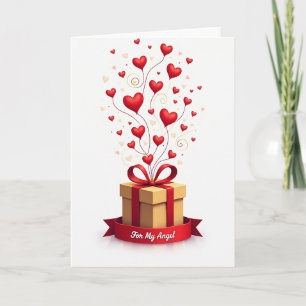 Carte d'anniversaire Cœur Suave