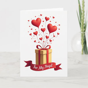 Carte d'anniversaire Cœurs doux