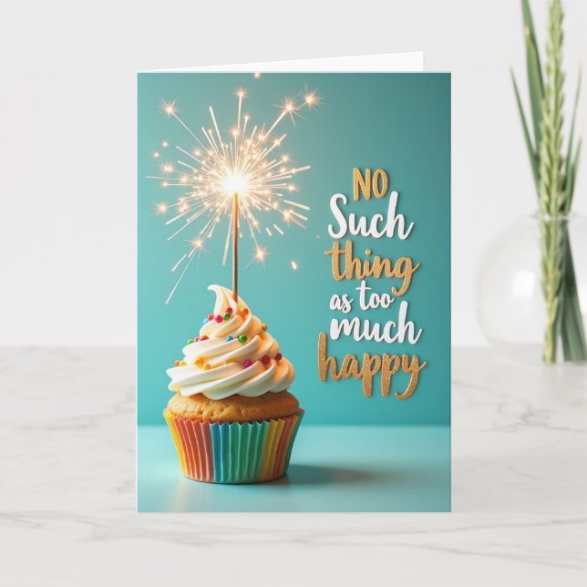 Carte d'anniversaire Colorée (Devant)
