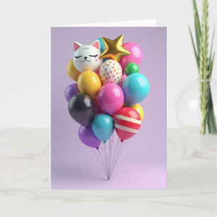 Carte d'anniversaire colorée et joyeuse