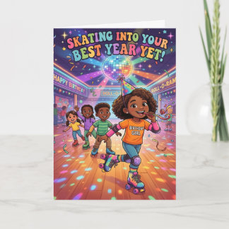 Carte d'anniversaire "Continue à rouler"