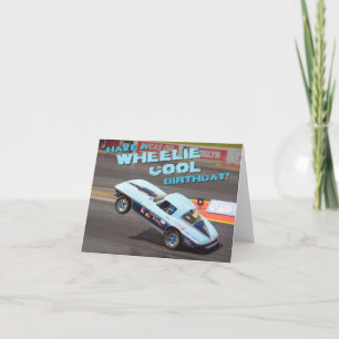 Carte d'anniversaire cool Wheelie